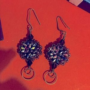 Custom earrings new with gift box